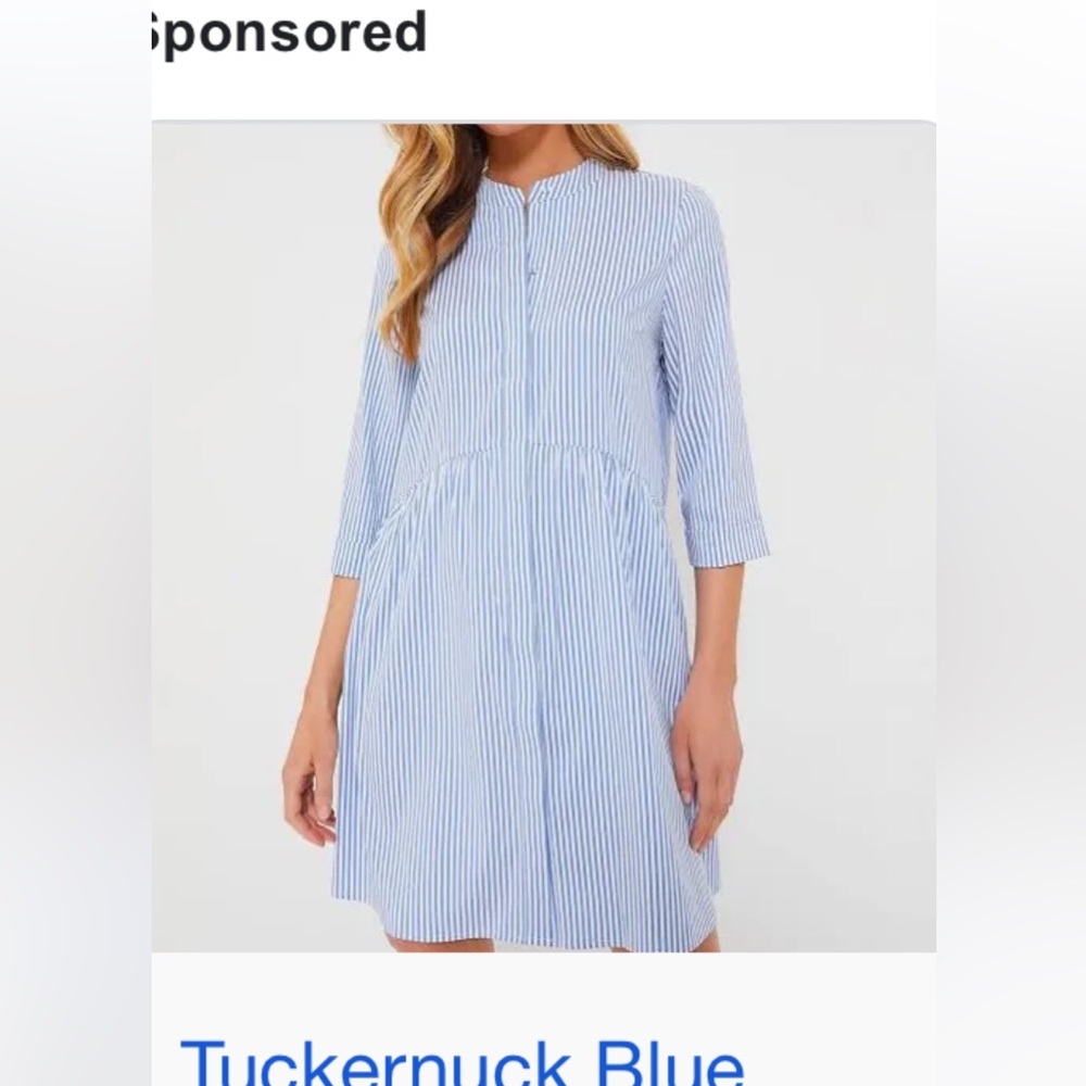 NWOT Tuckernuck Royal Shirtdress